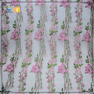 Embroidery lace fabric Factory mesh fabric for women