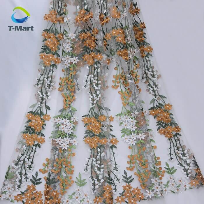 Embroidery lace fabric Factory