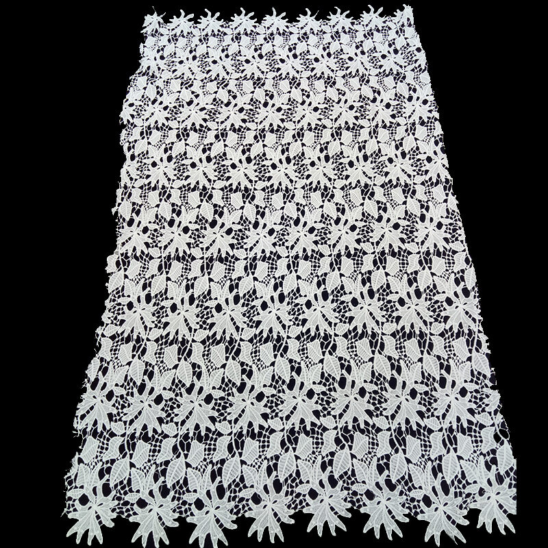 mesh guipure lace fabric