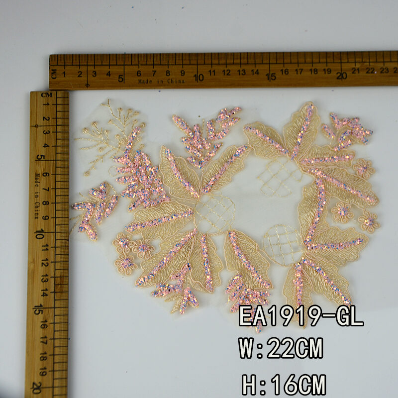 colorful embroidery lace