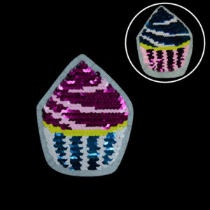 New Design Ice-cream Reversible Patch Sequin Accessories