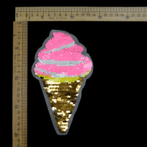 New Design Ice-cream Reversible Patch Sequin Accessories
