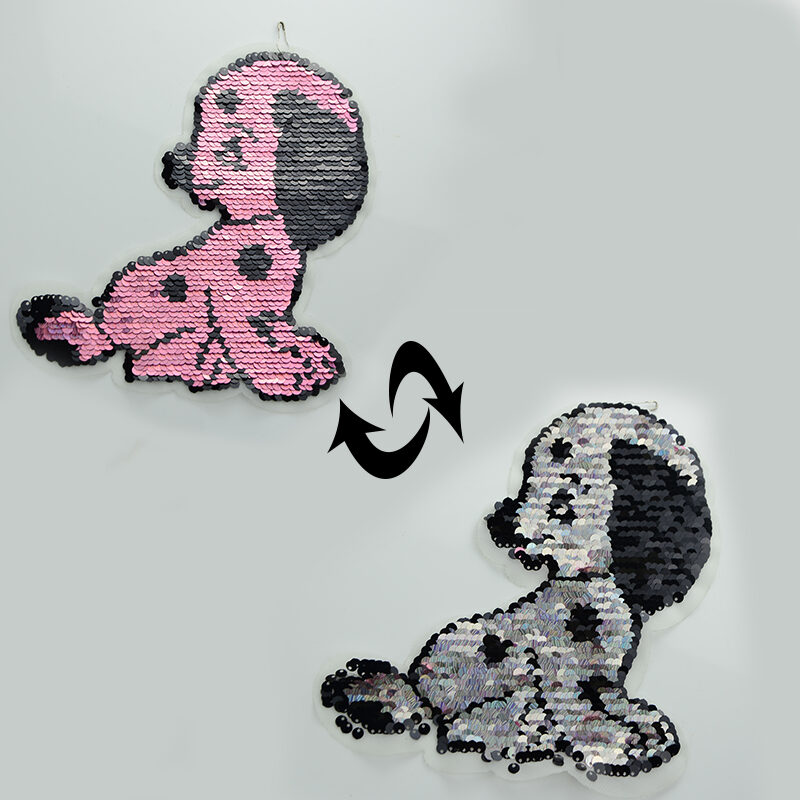 animal sequin patch