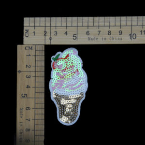 Shiny Cute Ice-cream Sequin Patch Fashion Accessories For Garment