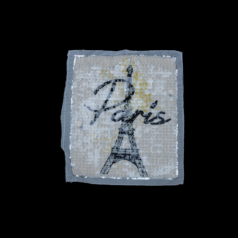 Eiffel Tower Sequin Patch