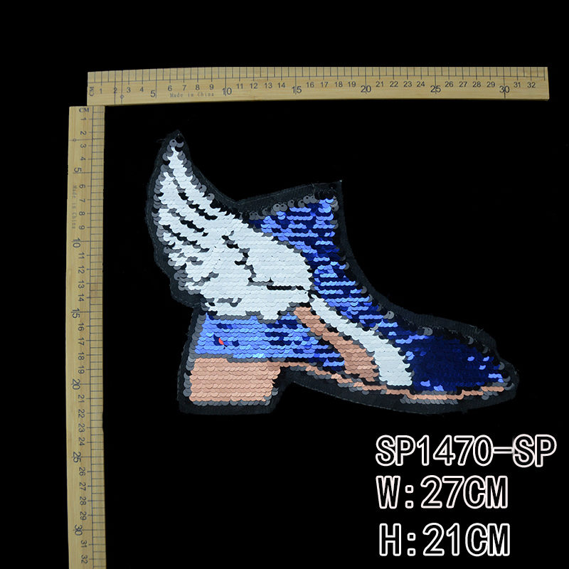 Shoes Sequin Patch Fashion Accessories For Garment