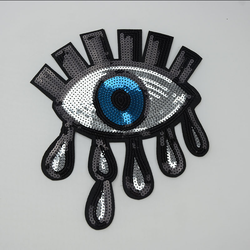 Evil Eye Patch Sequin Style Fashion Accessories For Garment