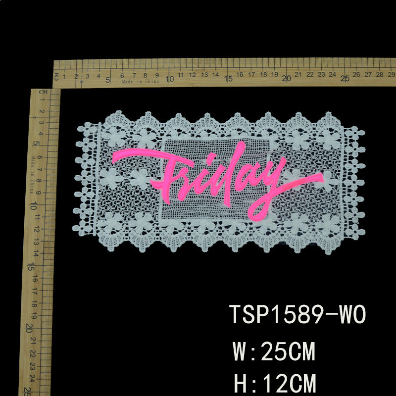 Letter Guipure Patch For Garment 2020 Latest Friday