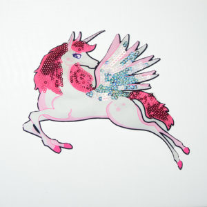 Unicorn Sequin Printed Patch Wholesale 2020 Textile Accessories