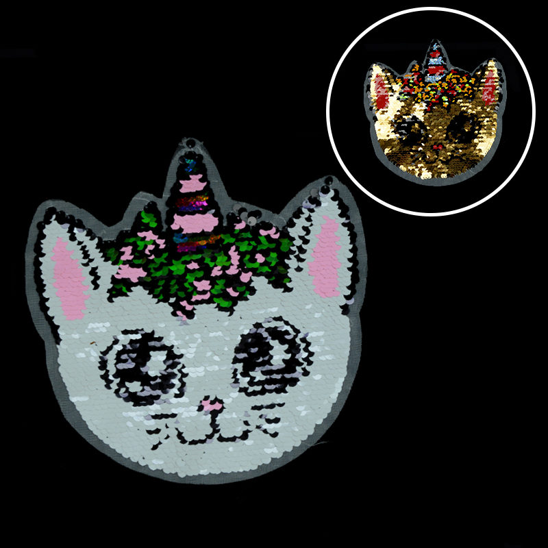Animal Reversible Patch Accessories For Garment ,the best manufacturer in China Guanhzhou,high quality and wholesale price for customers